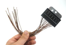 OEM BMW negative wire cable terminal clamp loom ground 8 366 618