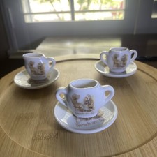 Vintage Miniature Ceramic 6PCs,  Friends Are Fun  Tea Set, Made In Japan