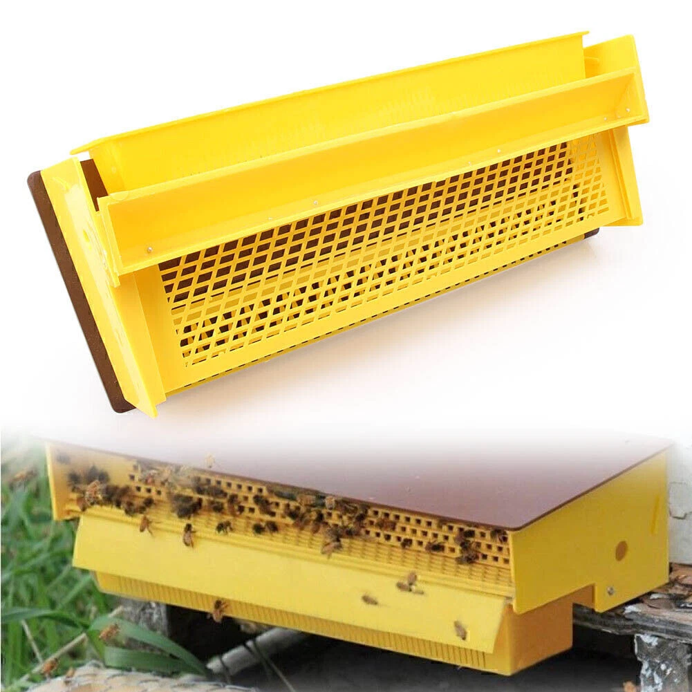 Trappole Per Polline Per Alveari, Trappola In Plastica Gialla Da 10 Telaini Con Vassoio Per Polline Ventilato Rimovibile Accessori Per Raccoglitori Di Polline Accessorio Per Apicoltura Strumento 3 90067682