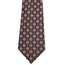 christian dior monsieur tie black geometric pattern 56 X 3 3/8