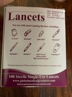 Global 33 Gauge Universal Lancets unsealed box of 100 — photo 2