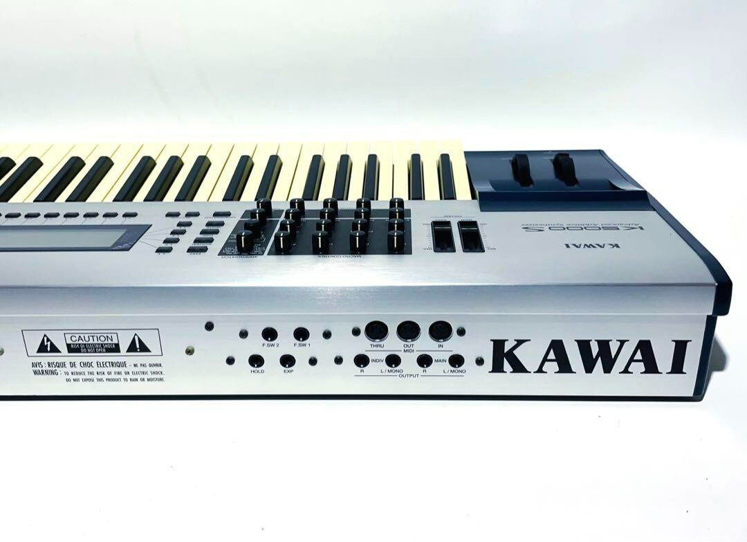 Kawai K5000S Synthesizer Rare Vintage w/Power cable manual