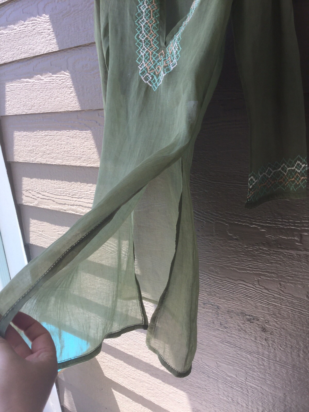 Island shop dress Embroidered Kurta and Pant S (two piece), Size 4