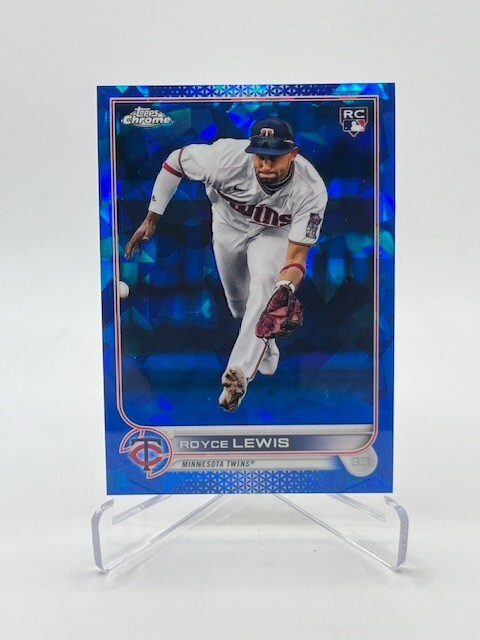 2022 TOPPS CHROME UPDATE SAPPHIRE ROYCE LEWIS RC #US105 TWINS