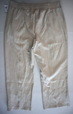 Old Navy Active Women's Sz XL Beige Dynamic Fleece High-Rise Wide Leg Pants