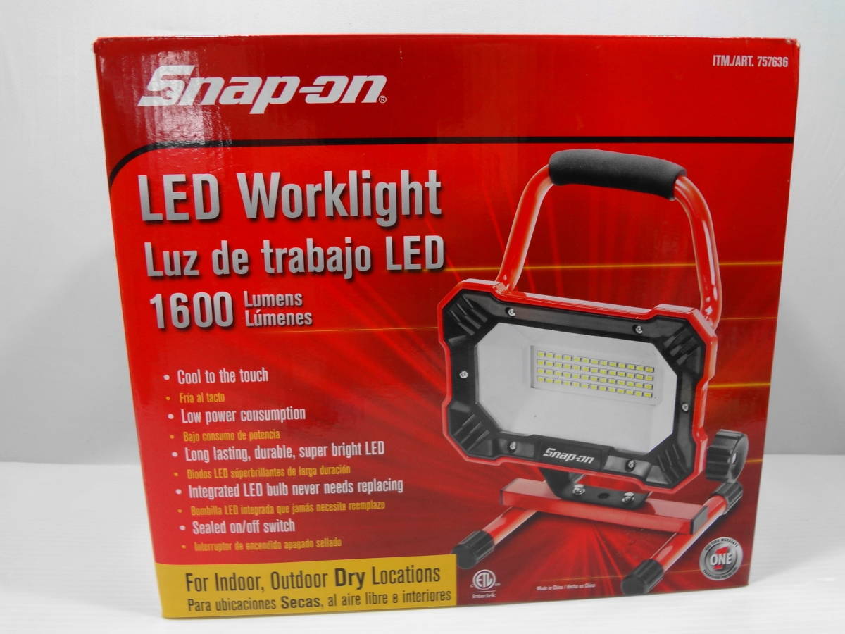 Snap-on 692283 30W 1600 Lumens Work Light Corded Electric 52 LED