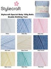 Baby Wool, Stylecraft Special DK For Babies Soft Double Knitting Yarn 100g Balls