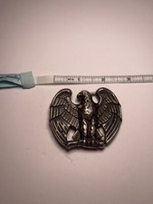 Vintage Avon American Eagle Belt Buckle USA Perch Bird of Prey Beak Wings Bald