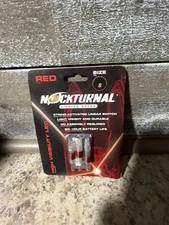 Nockturnal NT-202 Red High Visibility LED Lighted Locks 3-Pack Size Small