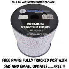 Starter Pull Cord Recoil Rope 4mm x 100M Premium Strimmer Chainsaw Blower Cord