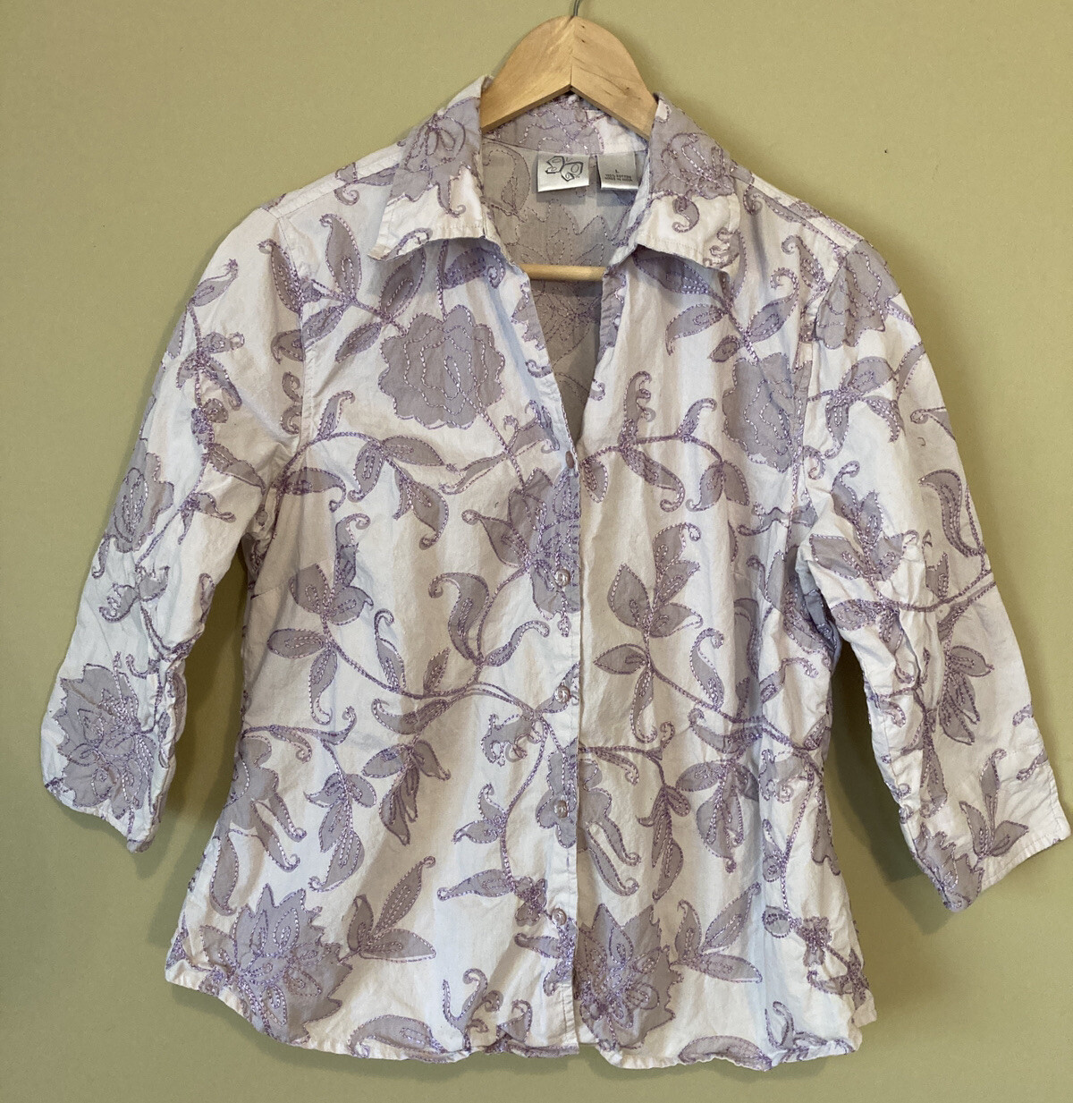 Camicetta top donna FASHION BUG taglia grande con bottoni davanti