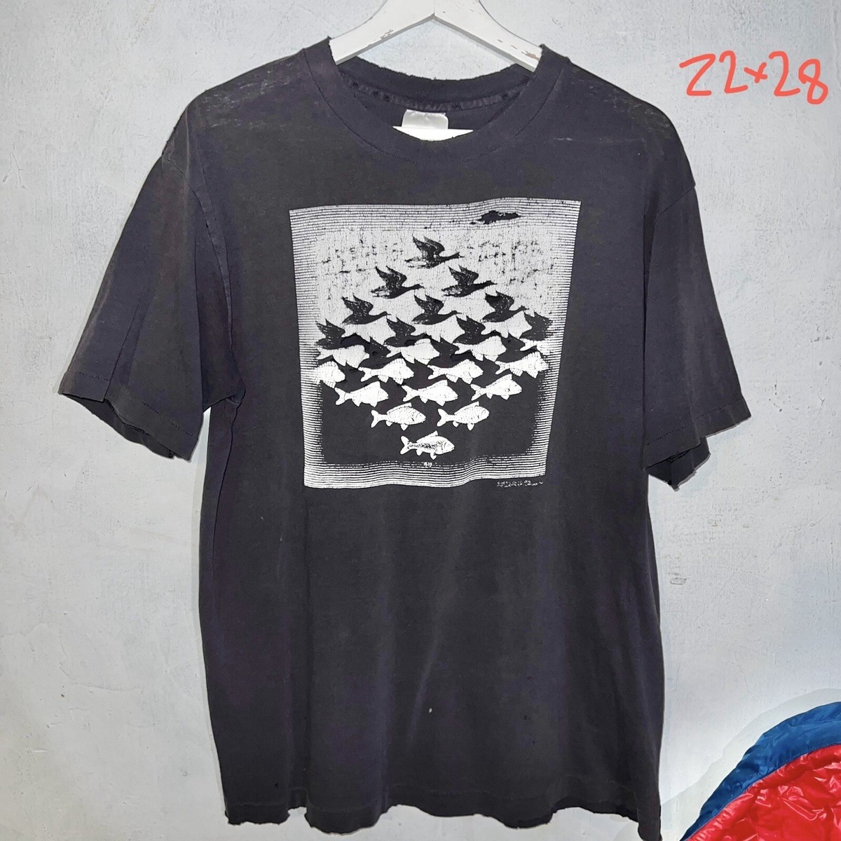 Vintage 80s M.C. Escher Art T-Shirt Single Stitch XL | eBay