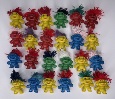 24 VINTAGE LUCKY SHNOOKS PENCIL TOPS - 1 1/4'' Made In China RARE