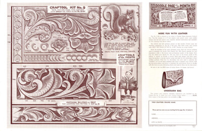 Leather Craft Doodle Pattern  MORE FUN WITH LEATHER