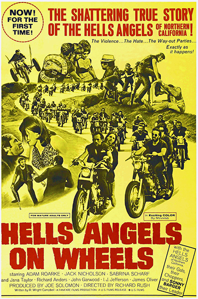Hells Angels on Wheels - 1967 - Poster | eBay