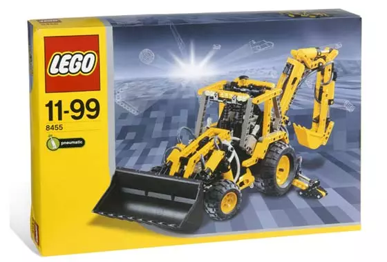 LEGO Technic Model Construction Tractor Backhoe Set 8455 | eBay