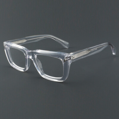 Brand Thick Acetate Retro Square Eyeglass Frame New Spectacles Full Rim  Glasses