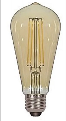 4.5 Watt ST19 LED Filament Edison Bulb - E26 - 120V - SATCO-S8612 (3 Pack)-w1 - Picture 1 of 4