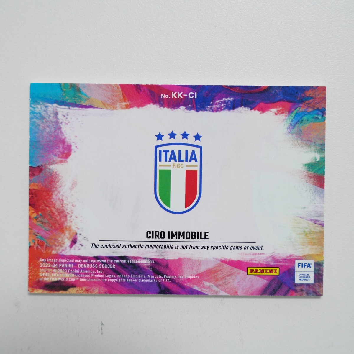 Panini Ciro Immobile ジャージカード/99 Ciro Immobile 2023-24