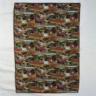 New, handmade, quilted farm scene with cows, pumpkins, scarecrow, barn and ponds — photo 1
