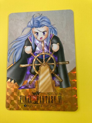 FINAL FANTASY VI Setzer Gabbiani No.66 card Very Rare BANDAI