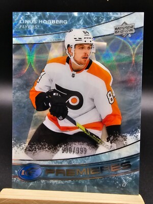 Linus Hogberg 2022-23 Upper Deck Ice Linus Hogberg PREMIERS /999 Philadelphia Flyers ...