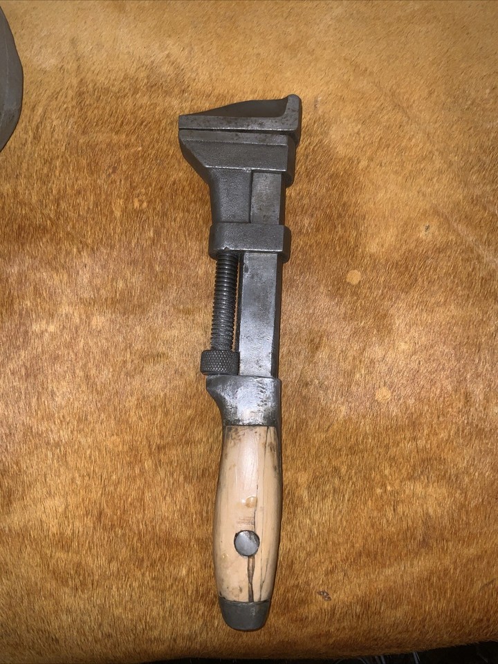 Fulton AD Wood Handle Monkey Wrench eBay