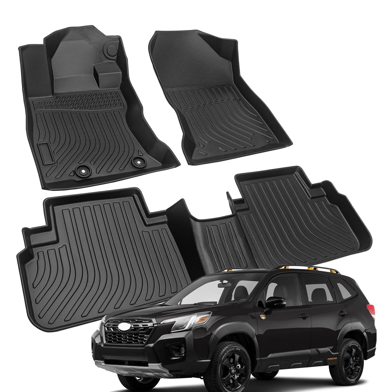 Alfombrillas para todo tipo de clima para 2019-2024 Subaru Forester