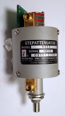 WEINSCHEL 5 POSITION STEP ATTENUATOR MODEL 9332 0-50 dB  IN 10 dB STEPS NEW 