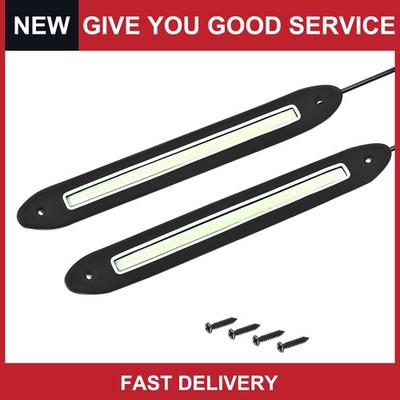 Waterproof COB LED Rubber Flexible DC 12V 8W Ice Straight Line 2Pcs