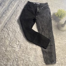Bershka Women s Mom Jeans EUR 34 Black/Gray A...