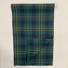 Kennedy Modern tartan medium weight  100% Wool fabric 80cm x 26cm