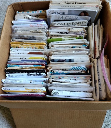 Lot of 100+ Sewing Patterns Women & Kids Mostly Vintage Uncut&Cut Various Brands