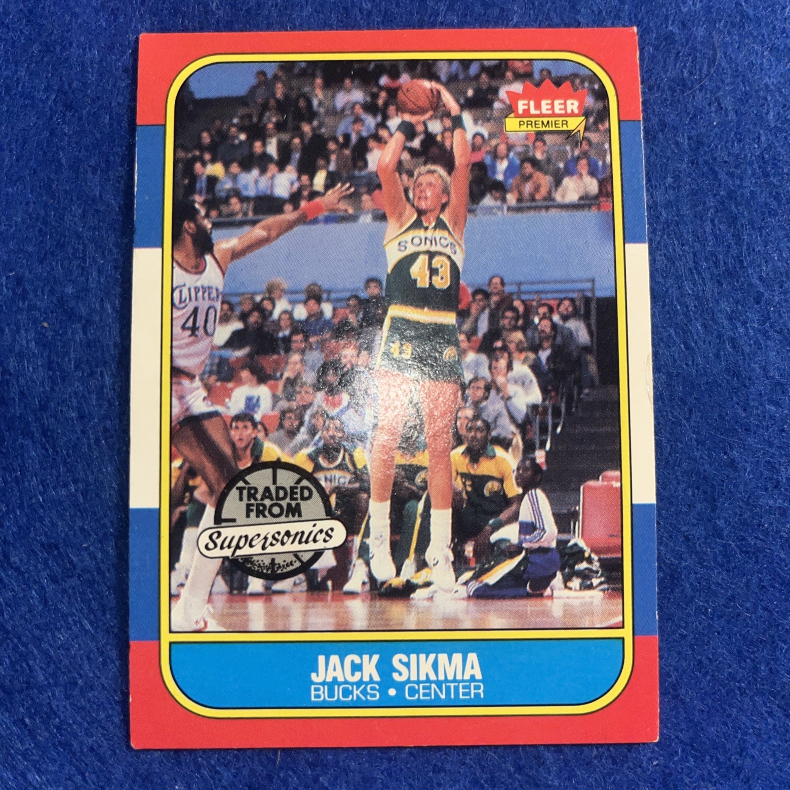 1986-87 Fleer #102 Jack Sikma BUCKS