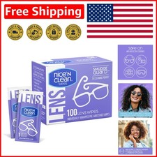 Gentle  Effective SmudgeGuard Lens Wipes, 100 Count - Perfect for All Lenses