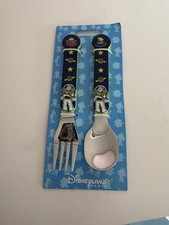 Disneyland Paris Kids Fork And Spoon Set Toy Story Buzz Lightyear New