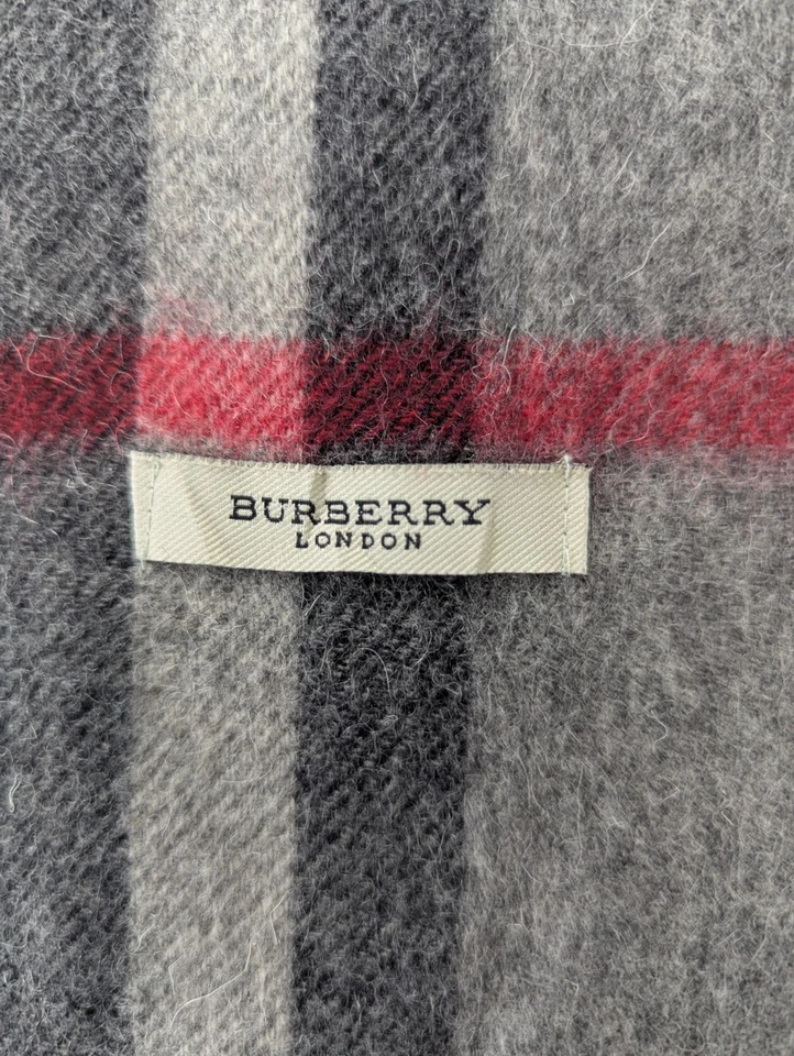 BURBERRY классический Nova чек шарф - серый клетку - подлинный - быстрая доставка сейчас - Изображение 2 из 4