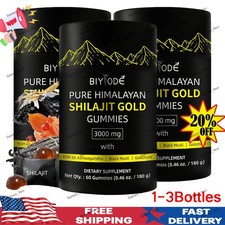 Himalayan Shilajit GOLD Gummies, Organic, Extremely Potent 3000 mg, Fulvic Acid