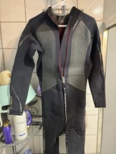 O  NEILL FIREWALL PYSCHO 2 3:2 WETSUIT SIZE SMALL CODE RED BLACKOUT ZIP
