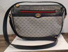 Vintage Gucci Ophidia Supreme GG Logo Navy Cream Crossbody Shoulder Bag Purse