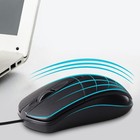 Souris de jeu filaire optique ergonomique 1000 DPI pour ordinateur portable PC