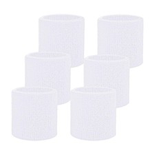6 Pack Wristbands Sweatbands for Men  , Breathable Tennis Wrist Bands Absorb...