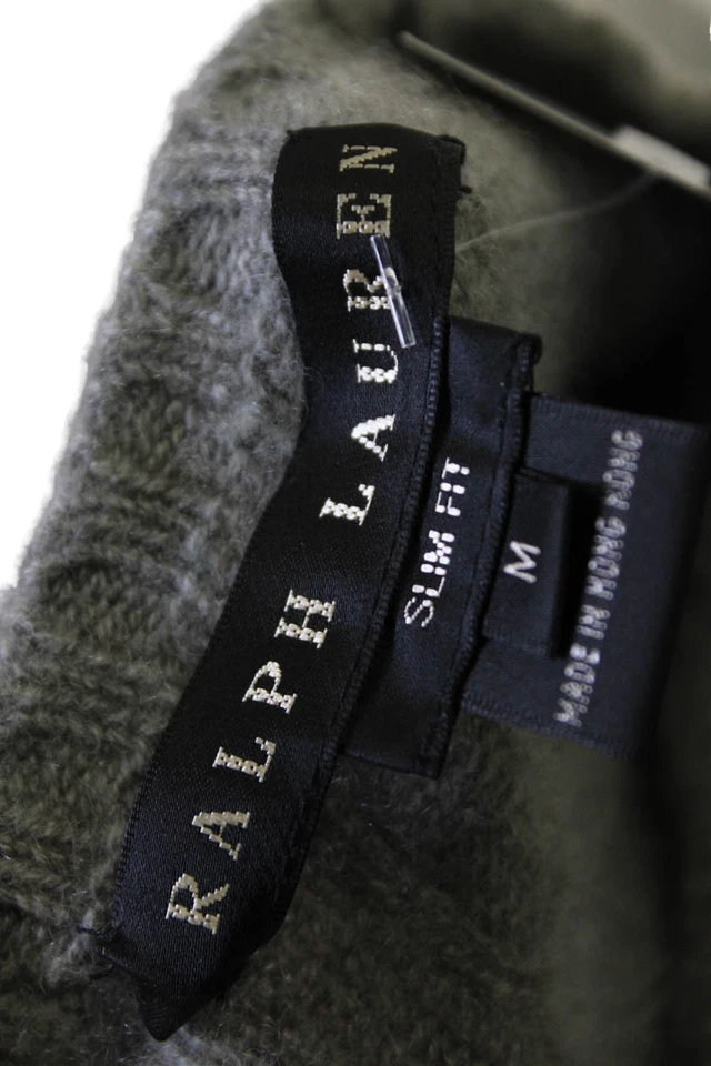 Ralph Lauren женщин кашемир длинным рукавом круглый вырез Slim Fit свитер серый размер M - Изображение 4 из 4