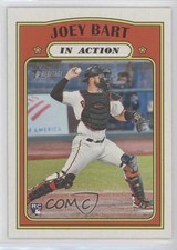 2021 Topps Heritage In Action French Text Joey Bart #50 0z5y