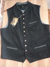 Almsach Trachtenweste schwarz Trachten Weste Herren Gr. 60 62