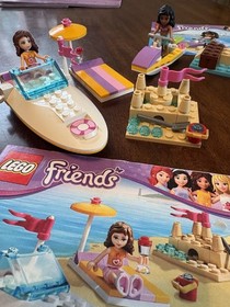 3 Lego Friends Complete Sets- 41000, 3931 And 3937