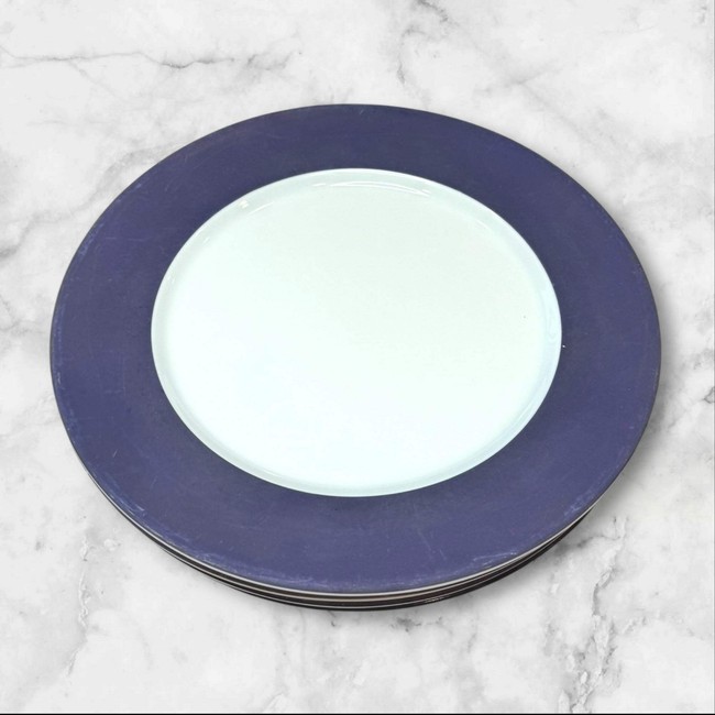 Apilco France Porcelain Dinner Plates | Set of 4 | Good Condition