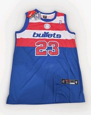 🔥 Michael Jordan 🔥 #23 Bullets 2002-03 Retro Jersey Men's LG