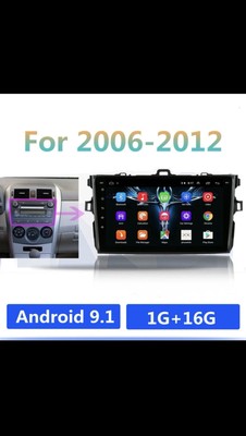 4+64G für Toyota Corolla 2008-12 Android 13 Apple Carplay Radio Stereo Headunit