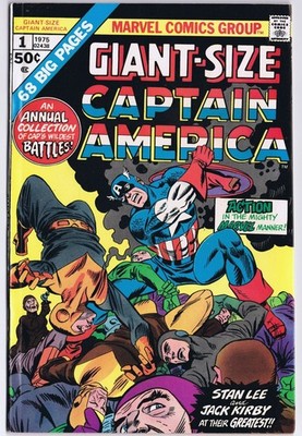 GIANT SIZE CAPTAIN AMERICA # 1 US Comic 1975